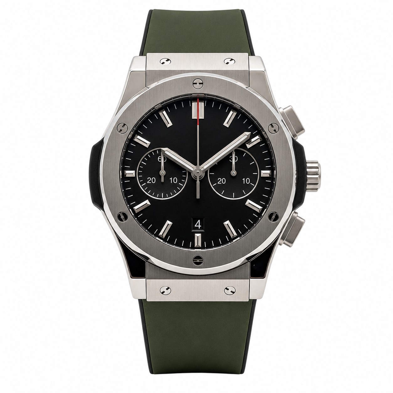 Classic Green Chronograph Watch
