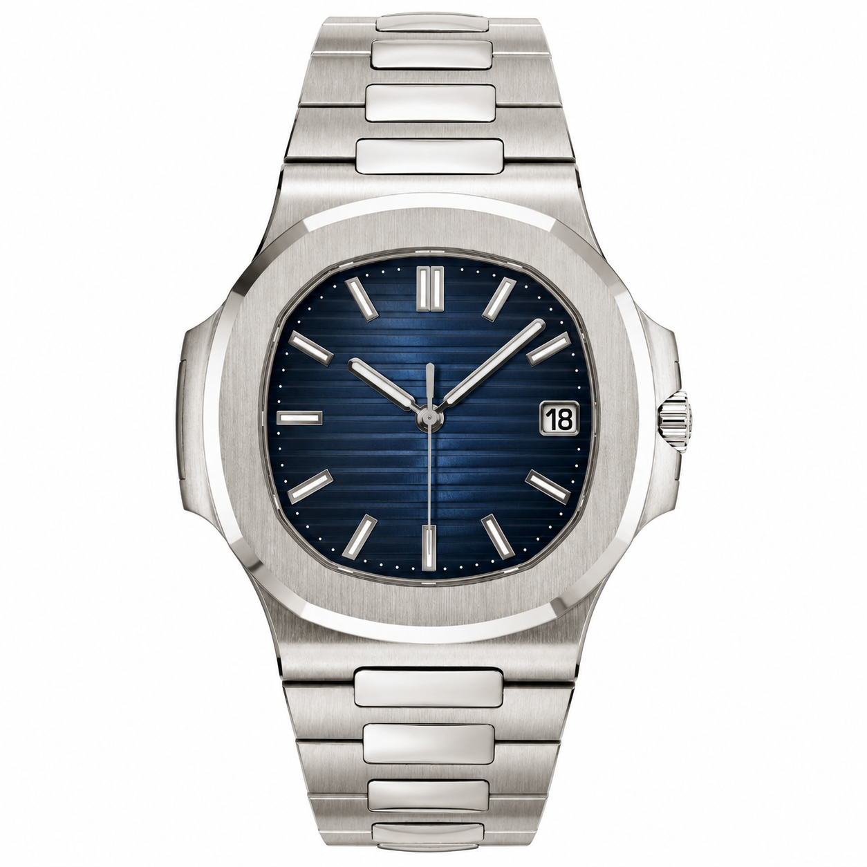 Ocean Blue Steel Watch